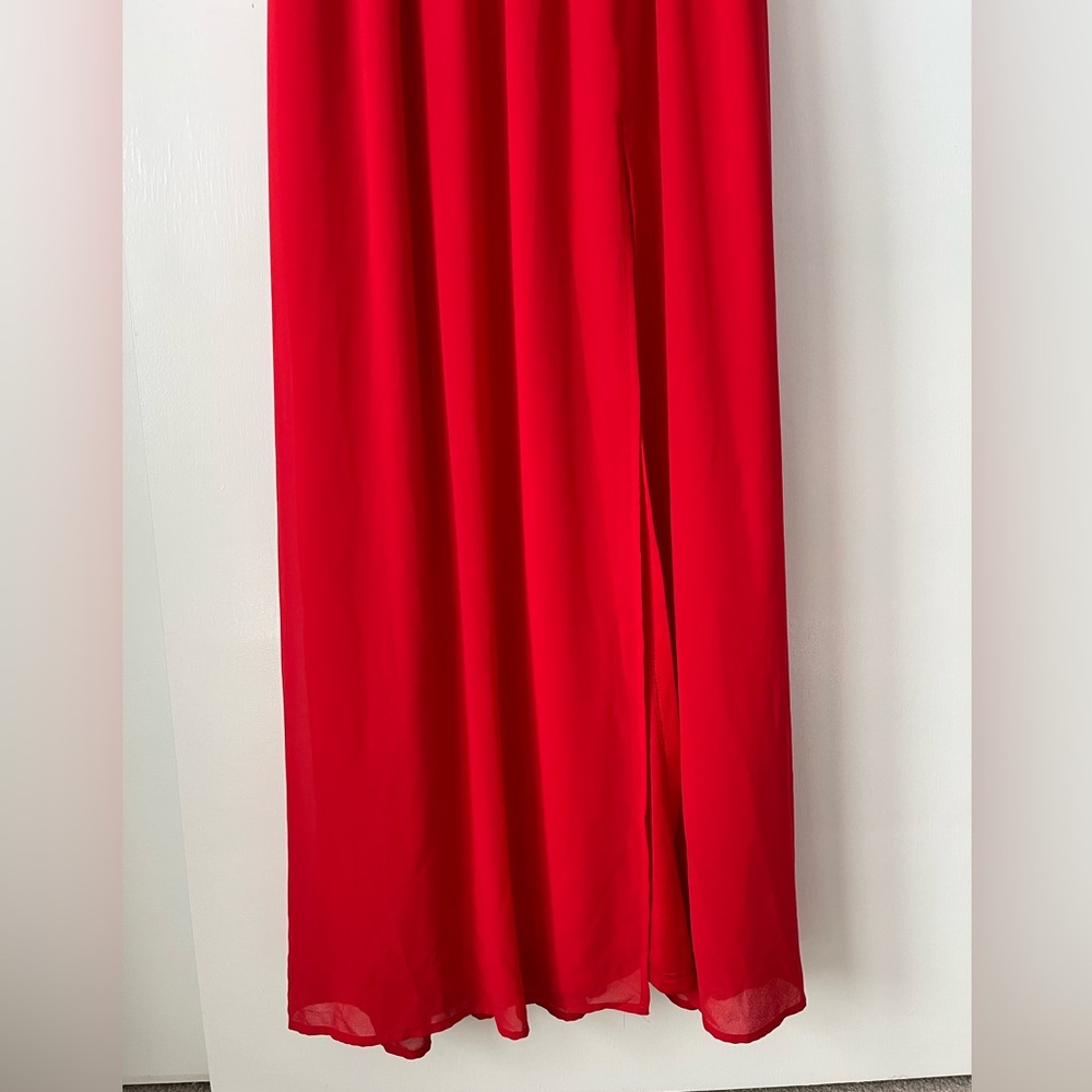 Lulu's Red Maxi Dress - Picture 9 of 15